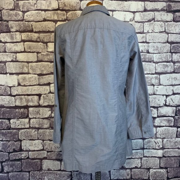 Chico's Light Weight Button Down Jacket Size M - Picture 7 of 9